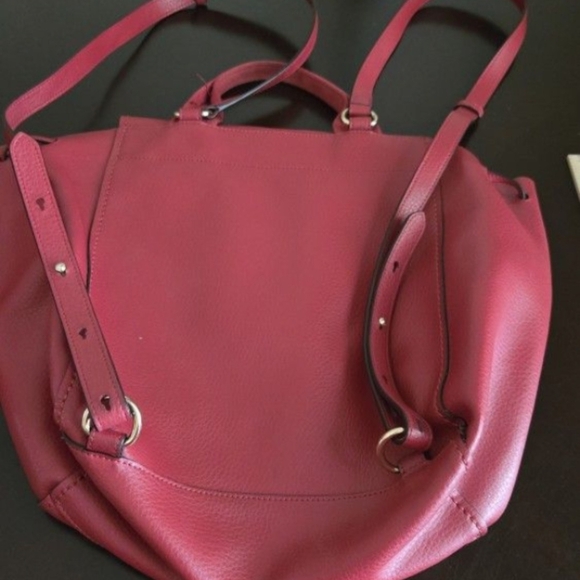 Coach Red Leather Backpack - Picture 12 of 13